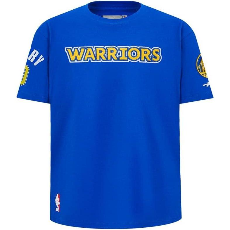 image:imagePro Standard Big Boys NBA Golden State Warriors Stephen Curry 30 Classic Player Short Sleeve Tee Royal Blue XL
