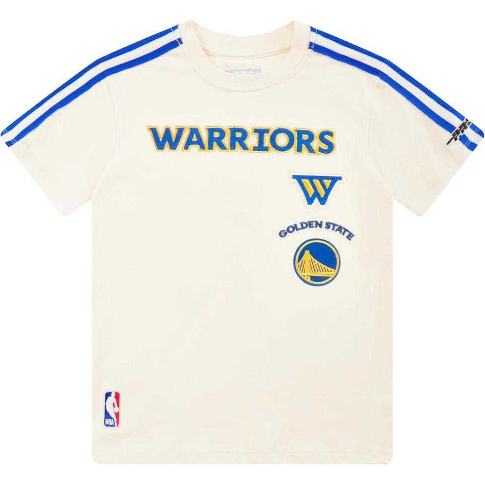 image:imagePro Standard NBA Boys Big Boys NBA Retro Classics Cotton Taping TeeEggshellRoyal Blue