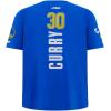 Pro Standard Big Boys NBA Golden State Warriors Stephen Curry #30 Classic Player Short Sleeve Tee Royal Blue XL