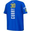 Pro Standard Big Boys NBA Golden State Warriors Stephen Curry #30 Classic Player Short Sleeve Tee Royal Blue XL