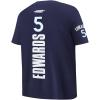 Pro Standard NBA Boys Big Boys NBA Minnesota Timberwolves Classic Player Cotton Short Sleeve Tee(Midnight Navy)