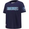 Pro Standard NBA Boys Big Boys NBA Minnesota Timberwolves Classic Player Cotton Short Sleeve Tee(Midnight Navy)