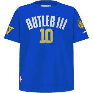 Pro Standard Big Kids Golden State Warriors Classic PNN Cotton Short Sleeve Tee(Royal Blue)