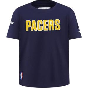 Pro Standard NBA Boys Big Boys NBA Indiana Pacers Classic Player Cotton Short Sleeve Tee(Midnight Navy)