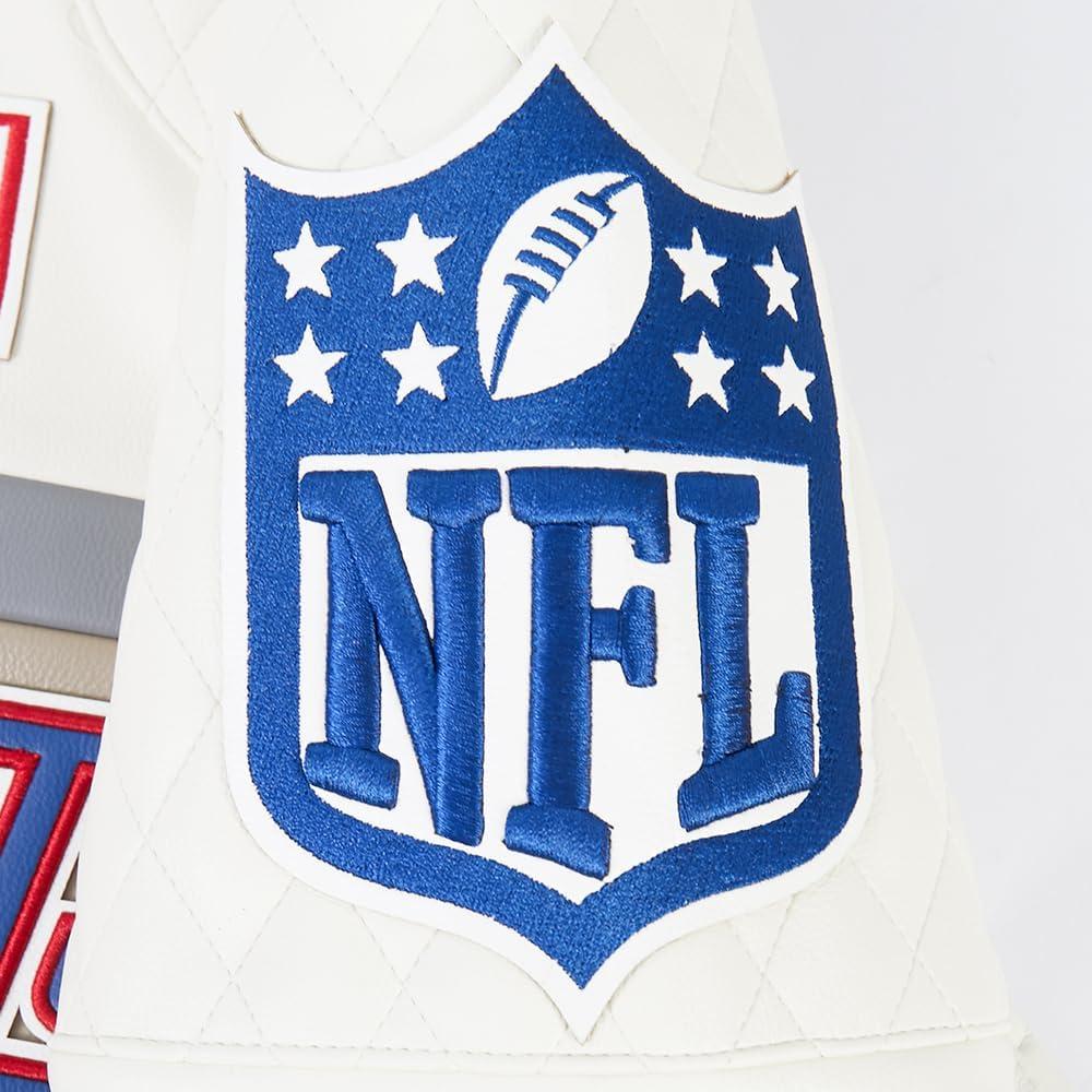 image:imageMens NFL Moto Leather JacketEggshell