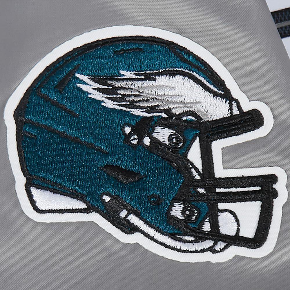 image:imagePro Standard Little Boys NFL Classic Chenille Satin JacketGray