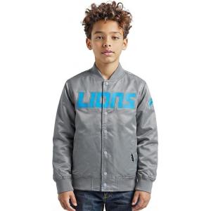 Pro Standard Little Boys NFL Classic Chenille Satin Jacket(Gray)