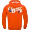 Pro Standard Mens NFL Souvenir Brushed Back French Terry Pull Over Hoodie(Orange)