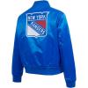 Pro Standard womens Pro Standard Womens Nhl Classic Chenille Satin Jacket