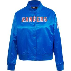 Pro Standard womens Pro Standard Womens Nhl Classic Chenille Satin Jacket