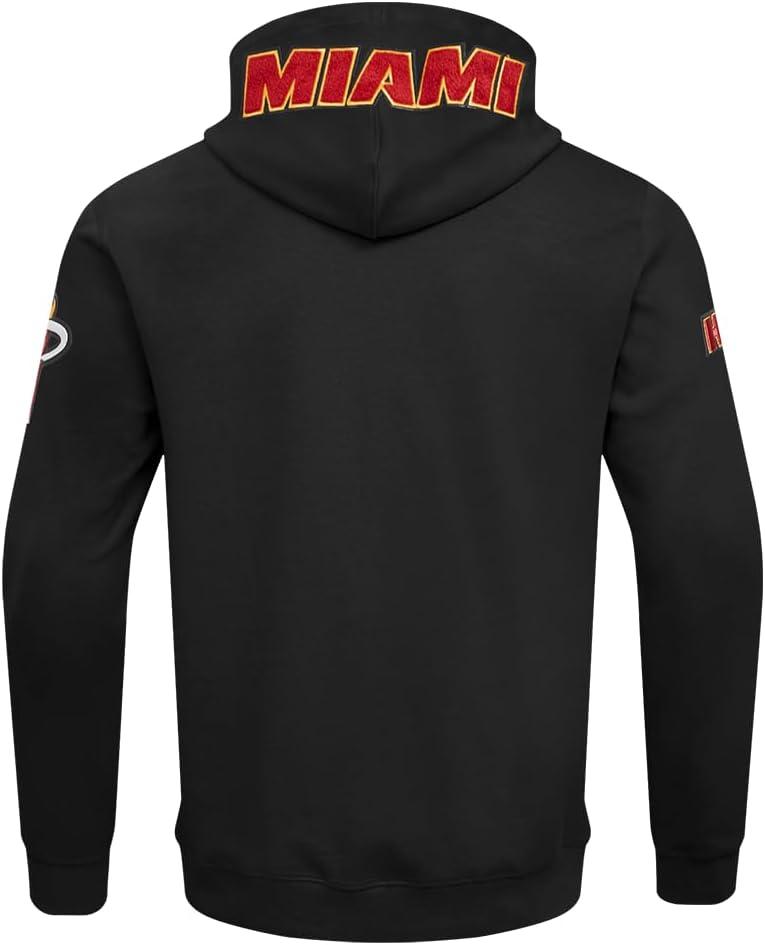 image:imagePro Standard NBA mens Mens Nba Miami Heat Classic Chenille Full Zip Hoodie