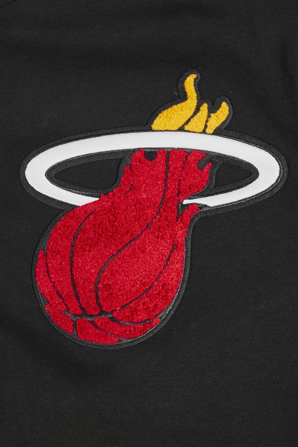 image:imagePro Standard NBA mens Mens Nba Miami Heat Classic Chenille Full Zip Hoodie
