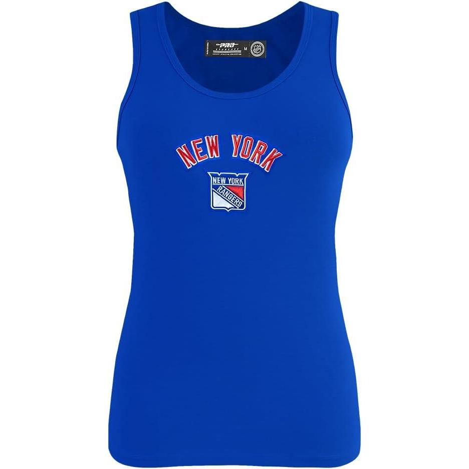 image:imagePro Standard NHL Womens Pro Standard Womens NHL Classic Chenille Cotton Tank TopRoyal Blue