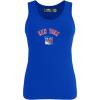 Pro Standard NHL Womens Pro Standard Womens NHL Classic Chenille Cotton Tank Top(Royal Blue)