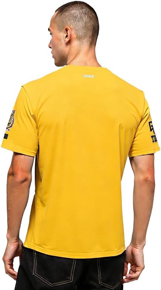 image:imagePro Standard Mens Pro Standard Mens College Classic Chenille Short Sleeve TeeYellow