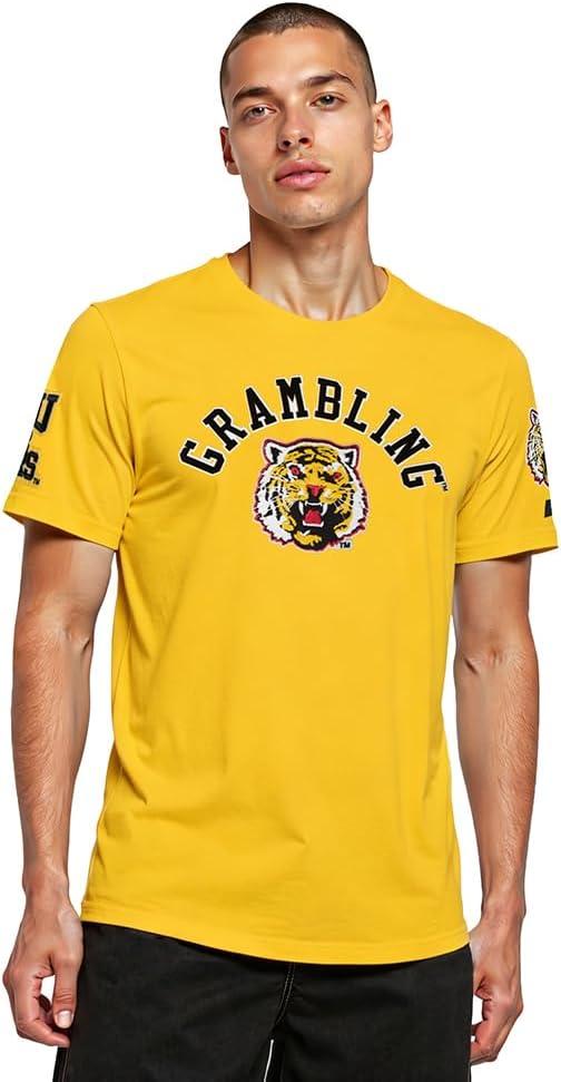 image:imagePro Standard Mens Pro Standard Mens College Classic Chenille Short Sleeve TeeYellow