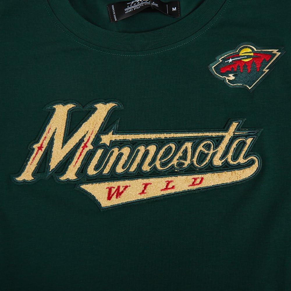 image:imagePro Standard NHL Womens Pro Standard Womens NHL Classic Chenille Short Sleeve Slim Fit TeeForest Green
