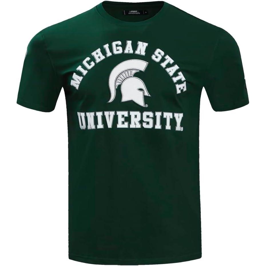 image:imagePro Standard Mens Pro Standard Mens College Classic Chenille Short Sleeve TeeForest Green