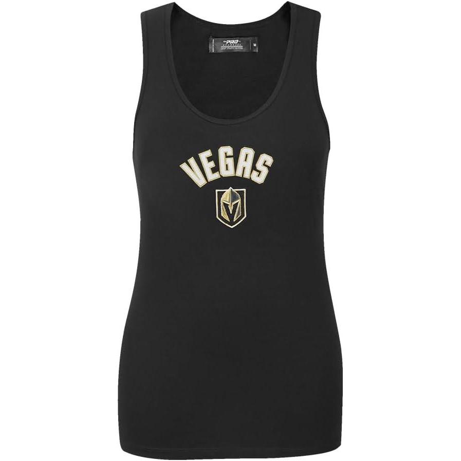 image:imagePro Standard NHL Womens Womens NHL Classic Chenille Cotton Single Jersey Tank TopBlack