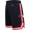 Pro Standard Mens NBA Classic Chenille Cotton Double Knit Athletic Short(Black)