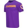 Pro Standard Mens Pro Standard Mens College Classic Chenille Short Sleeve Tee(Purple)