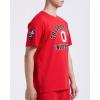Pro Standard Mens Pro Standard Mens College Classic Chenille Short Sleeve Tee(Red)