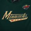 Pro Standard NHL Womens Pro Standard Womens NHL Classic Chenille Short Sleeve Slim Fit Tee(Forest Green)
