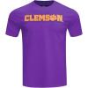 Pro Standard Mens Pro Standard Mens College Classic Chenille Short Sleeve Tee(Purple)