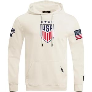 Mens USSF USwnt Soccer Classic Chenille Standard Double Knit Pullover Hoodie