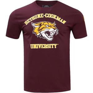 Pro Standard Mens Pro Standard Mens College Classic Chenille Short Sleeve Tee(Wine)
