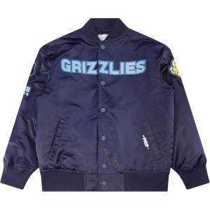 Pro Standard NBA boys Pro Standard Big Boys Nba Classic Chenille Satin Jacket(Midnight Navy)