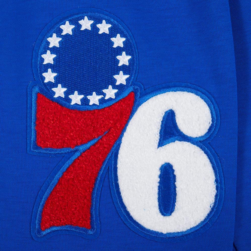 image:imageMens NBA Classic Chenille Cotton Double Knit Athletic ShortRoyal BlueRed