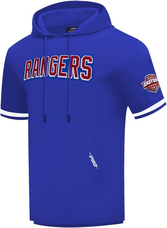 image:imagePro Standard NHL mens Mens Nhl Classic Chenille Cotton Double Knit Short Sleeve HoodieTeam Color