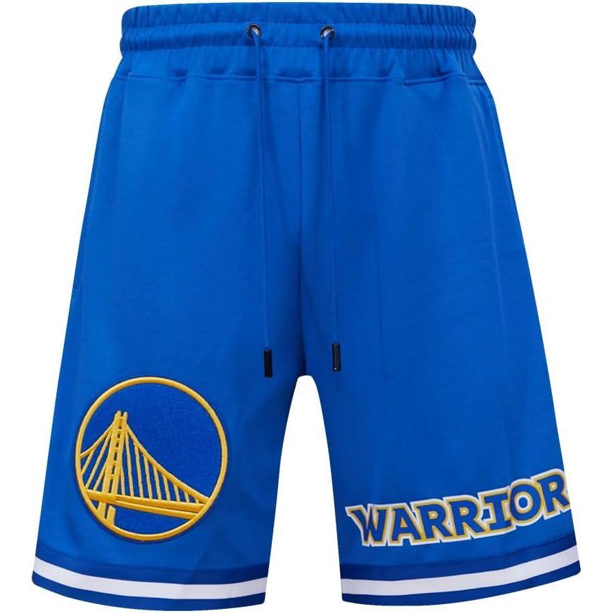 image:imageMens NBA Classic Chenille Cotton Double Knit Athletic ShortRoyal Blue