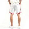 Mens NBA Classic Chenille Cotton Double Knit Athletic Short(White/Red)