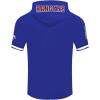 Pro Standard NHL mens Mens Nhl Classic Chenille Cotton Double Knit Short Sleeve Hoodie(Team Color)