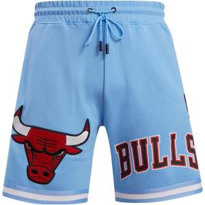 Mens NBA Classic Chenille Cotton Double Knit Athletic Short(University Blue)