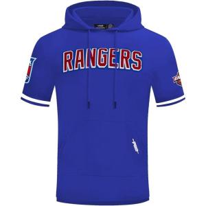 Pro Standard NHL mens Mens Nhl Classic Chenille Cotton Double Knit Short Sleeve Hoodie(Team Color)