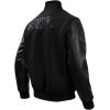 Pro Standard Mens NFL New Orleans Saints Classic Triple Black Varsity Jacket XL