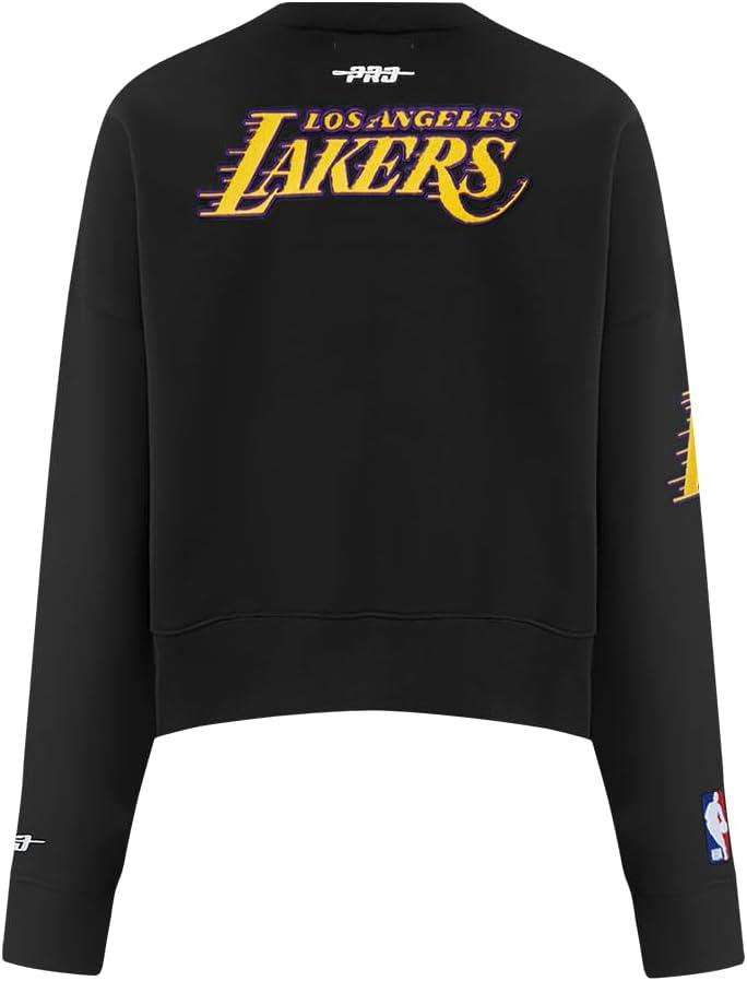image:imagePro Standard NBA womens Womens Nba Los Angeles Lakers Luka Doncic Classic Player Brushed Back French Terry Crewneck Sweatshirt