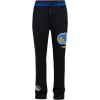 Pro Standard Mens NBA Mash Up Rib Sweatpant(Black/Royal Blue/Black)