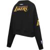 Pro Standard NBA womens Womens Nba Los Angeles Lakers Luka Doncic Classic Player Brushed Back French Terry Crewneck Sweatshirt