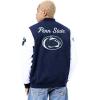 Pro Standard Mens College Classic Chenille Wool Varsity Jacket(Midnight Navy/White)