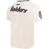 Retro Cascade NFL Las Vegas Raiders Men’s Ringer Tee (Eggshell/Black) by Pro Standard(Eggshell/ Black)
