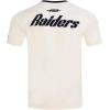 Retro Cascade NFL Las Vegas Raiders Men’s Ringer Tee (Eggshell/Black) by Pro Standard(Eggshell/ Black)