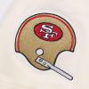 Retro Cascade San Francisco 49ers Men’s Ringer Tee (Eggshell/ Red) by Pro Standard(Eggshell/ Red)