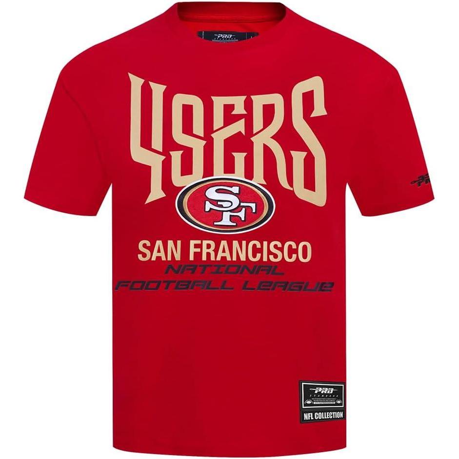 image:imageSan Francisco 49ers City Tour 20 Mens Cotton Drop Shoulder Tee by Pro StandardRed