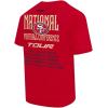 San Francisco 49ers City Tour 2.0 Men’s Cotton Drop Shoulder Tee by Pro Standard(Red)