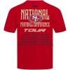 San Francisco 49ers City Tour 2.0 Men’s Cotton Drop Shoulder Tee by Pro Standard(Red)