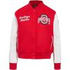 Pro Standard NCAA womens Womens College Classic Essentials Wool Varsity Jacket(Red/White)